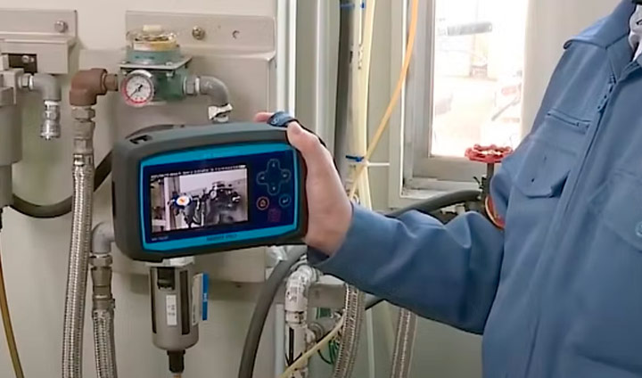 Okaya do Brasil - Detector de vazamento de gás industrial